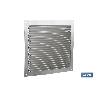 REJILLA DE VENTILACIÓN ALUMINIO 17 X 17 CM   CAJA 5 UNID.