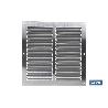 REJILLA DE VENTILACIÓN ALUMINIO 20 X 20 CM   CAJA 5 UNID.