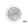 REJILLA DE VENTILACIÓN ABS BLANCO PARA EMPOTRAR A TUBO CON CLIP Ø12-14 CM   CAJA 5 UNID.