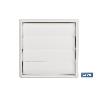 REJILLA DE VENTILACIÓN ABS BLANCO LAMAS MÓVILES Ø10 CM   CAJA 5 UNID.
