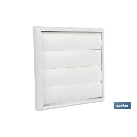 REJILLA DE VENTILACIÓN ABS BLANCO LAMAS MÓVILES Ø15 CM   CAJA 5 UNID.