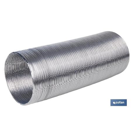 TUBO FLEXIBLE SEMIRRÍGIDO ALUMINIO Ø110 MM X 1,5 M