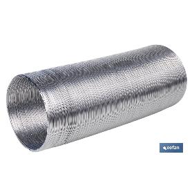 TUBO FLEXIBLE SEMIRRÍGIDO ALUMINIO Ø125 MM X 1,5 M