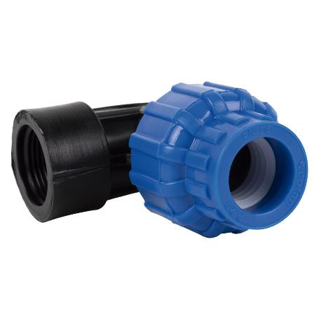 CODO 90° ROSCA HEMBRA PP PN16 25 X 3/4  VENTA UNITARIA