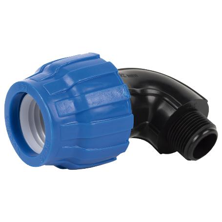 CODO 90° ROSCA MACHO PP PN16 32 X 3/4   CAJA 17 UNID.