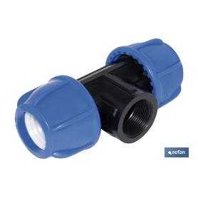 TE 90° ROSCA HEMBRA PP PN16 50 X 1 1/4 X 50  VENTA UNITARIA