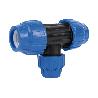 TE 90° REDUCIDA PP PN16 90 X 75 X 90