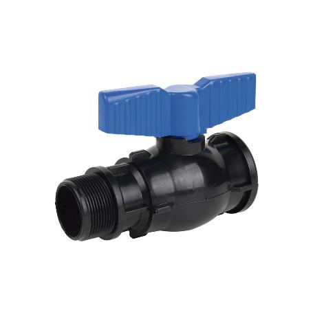 VÁLVULA DE BOLA ROSCA M-H PP PN16 1 1/2 X 1 1/2