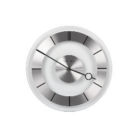 RELOJ DE PARED Ø31CM CRISTAL/ALUM MODELO LECCO