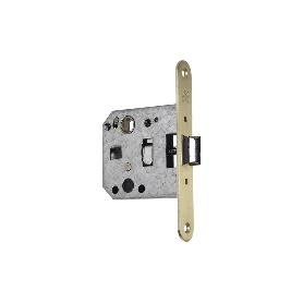 PICAPORTE EMBUTIR REDONDO D47 E50 LATÓN (P/MADERA)   CAJA 10 UNID.