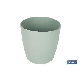 MACETA CAMELIA COLOR VERDE TURQUESA 25X23.6CM   CAJA 12 UNID.