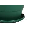 MACETA VERDE MODELO GARDENIA 30X25+ PLATO24CM   CAJA 12 UNID.