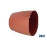 MACETA CAMELIA DE COLOR ARCILLA 25 X 23,6 CM VENTA UNITARIA