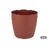 MACETA CAMELIA DE COLOR ARCILLA 35 X 33 CM   CAJA 3 UNID.