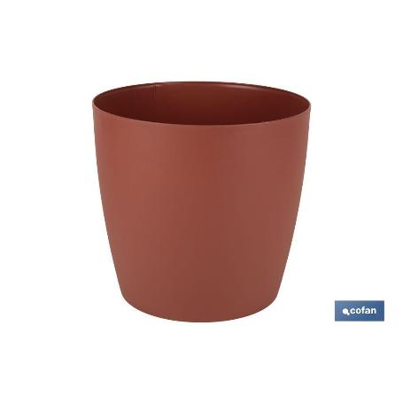 MACETA CAMELIA DE COLOR ARCILLA 35 X 33 CM VENTA UNITARIA