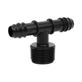 CONEXIÓN EN T R.MACHO Ø16MM-3/4   CAJA 100 UNID.