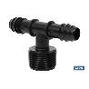 CONEXIÓN EN T R.MACHO Ø16MM-3/4 VENTA UNITARIA