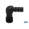 CONEXIÓN EN CODO 90º R.MACHO Ø16MM-3/4 VENTA UNITARIA