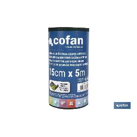 CINTA DE UNIÓN PARA CÉSPED ARTIFICIAL UNA CARA 15 CM X 5 M VERDE