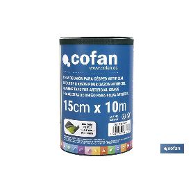 CINTA DE UNIÓN PARA CÉSPED ARTIFICIAL UNA CARA 15 CM X 10 M VERDE