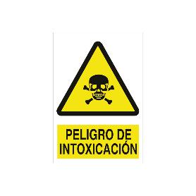 SEÑAL POLIESTIRENO 297X210 MM PELIGRO DE INTOXICACIÓN