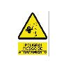 SEÑAL POLIESTIRENO 297X210 MM. ¡PELIGRO! RIESGO DE ATRAPAMIENTO
