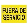 SEÑAL POLIESTIRENO 297X210MM. FUERA DE SERVICIO