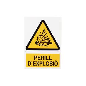 SEÑAL POLIESTIRENO 297X210 MM PERILL DEXPLOSIÒ
