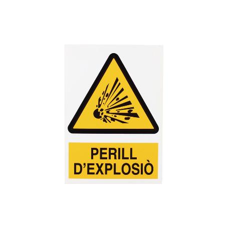 SEÑAL POLIESTIRENO 297X210 MM PERILL DEXPLOSIÒ