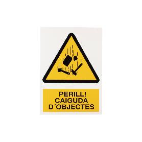 SEÑAL POLIESTIRENO 297X210 MM PERILL CAIGUDA OBJECTES