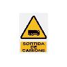 SEÑAL POLIESTIRENO 297X210 MM PERILL SORTIDA CAMIONS