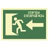 SEÑAL LUMINISCENTE 297X210MM. SORTIDA DEMERGÈNCIA