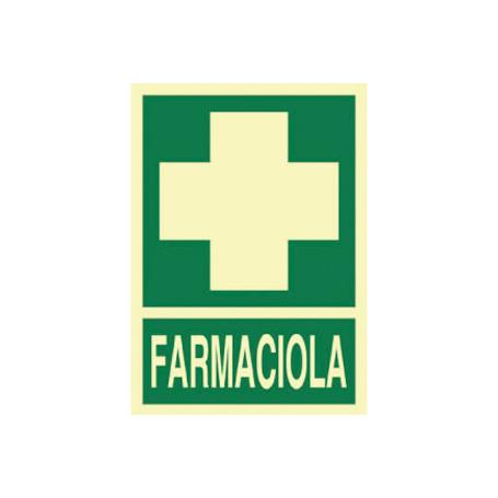 SEÑAL LUMINISCENTE 297X210MM. FARMACIOLA