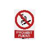 SEÑAL POLIESTIRENO 297X210 MM PROHIBIT FUMAR
