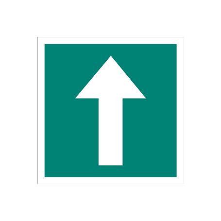 SEÑAL LUMINISCENTE 148X148MM. SEÑAL DE DIRECCIÓN EVACUACIÓN
