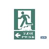SEÑAL LUMINISCENTE 297X210MM. SALIDA DE EMERGENCIA TEXTO