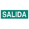 SEÑAL LUMINISCENTE 400X100MM. SEÑAL SALIDA 400X100MM