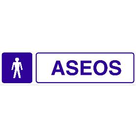 SEÑAL GLASSPACK ADHESIVA 175X45MM. ASEOS