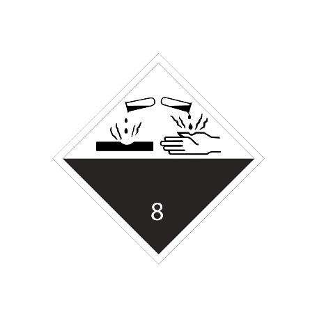 SEÑAL ADHESIVA MAT. PELIGROSAS 100X100MM. MP23