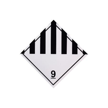 SEÑAL ADHESIVA MAT. PELIGROSAS 300X300MM. MP24