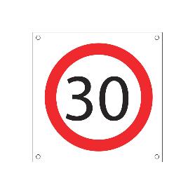 SEÑAL POLIPROPILENO CELULAR 600X600MM OB08 VEL MAX 30KMH