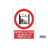 SEÑAL POLIESTIRENO 297X210 MM. MONTACARGAS PROHIBIDO A PERSONAS