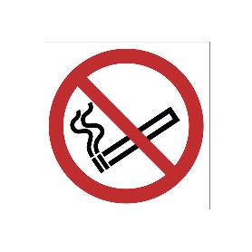 SEÑAL ADHESIVA 105X105MM. PROHIBIDO FUMAR