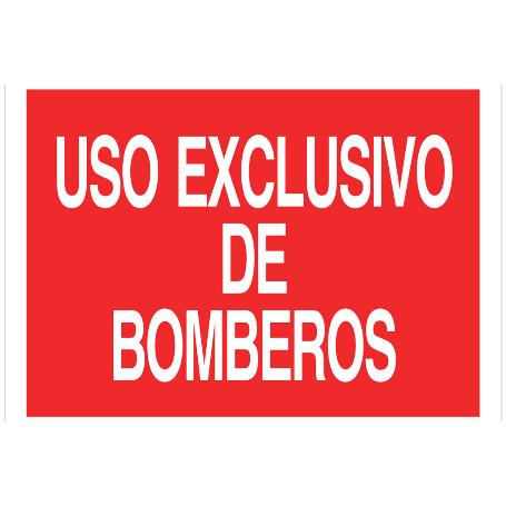 SEÑAL LUMINISCENTE 210X148MM USO EXCLUSIVO BOMBEROS. EL DISEÑO DE LA SEÑAL PUEDE VARIAR, PERO EN NINGÚN CASO SE VAR