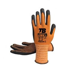 GUANTE NYLON NARANJA NITRILO FOAM  TALLAS M-L-XL T/GUANTE TALLA XL-10