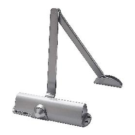 CIERRAPUERTAS TAS1859T C/RETENEDOR PLATA