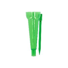 PLUVIOMETRO PLASTICO VERDE 350 ML. CON PIQUETA. MEDIDOR LLUVIA, MONITORIZAR LAS PRECIPITACIONES JARDÍN EXTERIORES