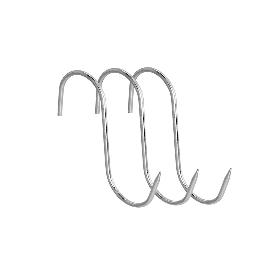 BLISTER 3 GANCHOS CARNICERO INOXIDABLES Nº 12