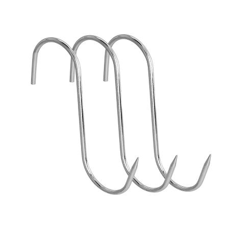 BLISTER 3 GANCHOS CARNICERO INOXIDABLES Nº 16