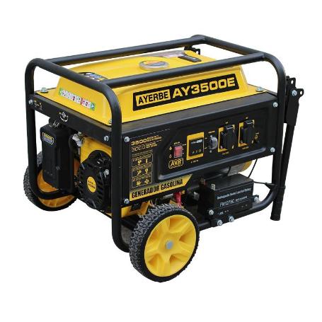 GENERADOR GASOLINA AVR AY-3500 E KIOTSU ARRANQUE ELECTRICO SISTEMA AVR SOBRECARGA
